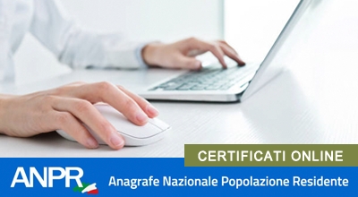 Certificati anagrafici online e gratuiti per i cittadini su ANPR.