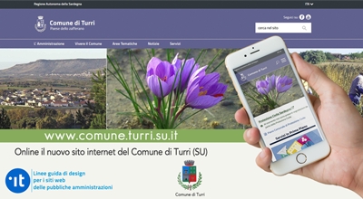 Online il nuovo Sito Internet del Comune di Turri